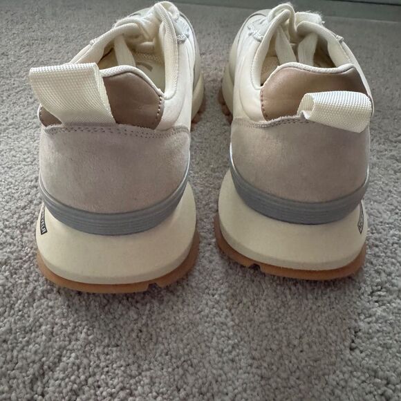 NEW Somiliss Sneakers Beige Genuine Leather Suede Size EU 39 (US 8-8.5) - Picture 10 of 13